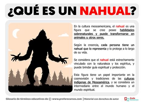 Qué es un Nahual | Definición de Nahual