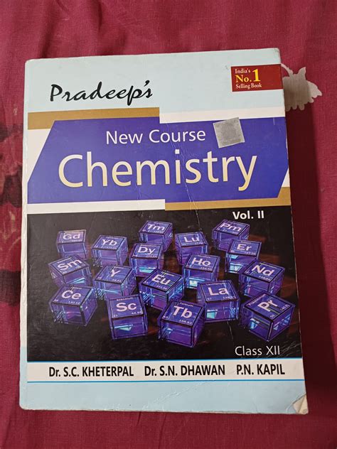 Buy Pradeeps Chemistry Volume 1and2 Class 12 Bookflow