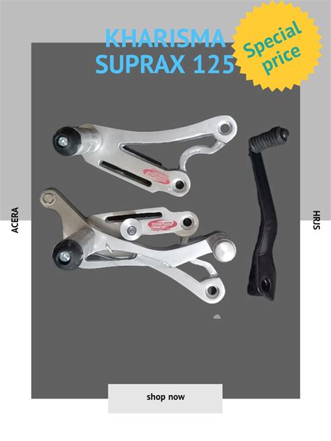 STEP UNDERBONE SUPRA X 125 DOUBLE DISC SILVER YONK Lazada Indonesia