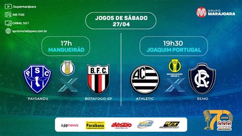 Paysandu X Botafogo Sp Athletic X Remo Campeonato