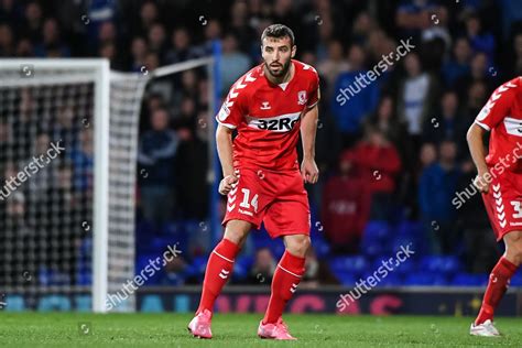 Middlesbrough Defender Sam Mcqueen 14 During Editorial Stock Photo