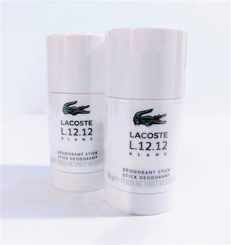 X Lacoste L Blanc Pure Deodorant Stick For Men