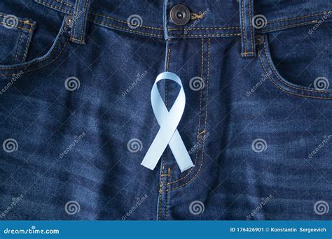 Prostate Cancer Awareness, Light Blue Ribbon Stock Image - Image of cure, care: 176426901