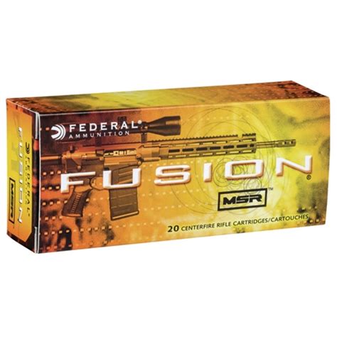 Buy Federal Fusion Msr Winchester Ammo Grain Soft Point Online