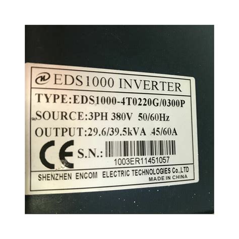 New In Stock ENC Frequency Converter VFD EDS1000 4T0220G 0300P ENC