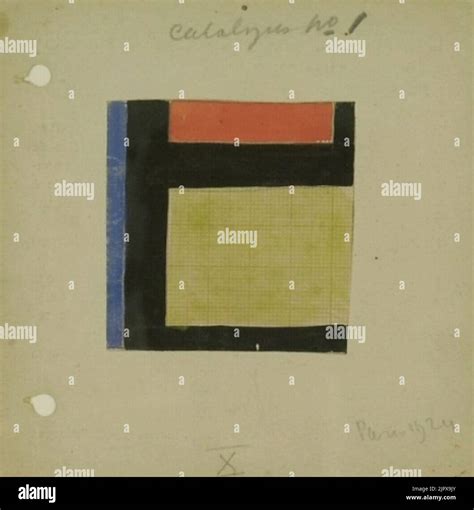 Theo Van Doesburg Study For Counter Composition X Stock Photo Alamy