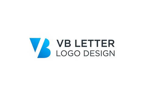 VB Logo Design | Illustrator Templates ~ Creative Market