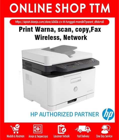 Hp Color Laser Mfp Fnw Print Siplah