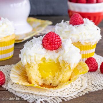 Lemon Coconut Cupcakes Recipe Inside Brucrew Life