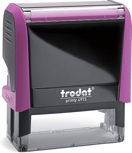 Trodat Printy Line Fuchsia Large X Mm Tampon Encreur