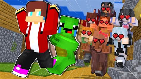 Maizen Fall In Love With Jj 💋 Minecraft Parody Animation Mikey And