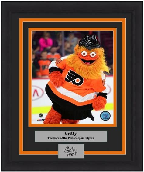 Philadelphia Flyers Gritty Engraved Autograph NHL Hockey 8" x 10 ...