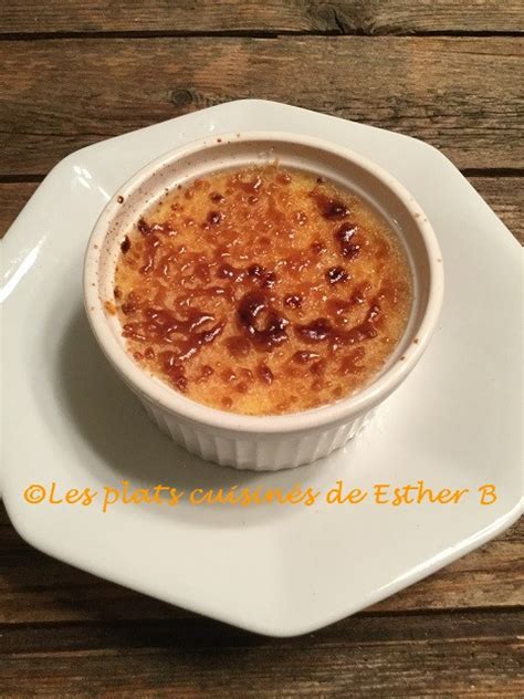 Les Plats Cuisinés De Esther B Crème Brûlée à L’érable