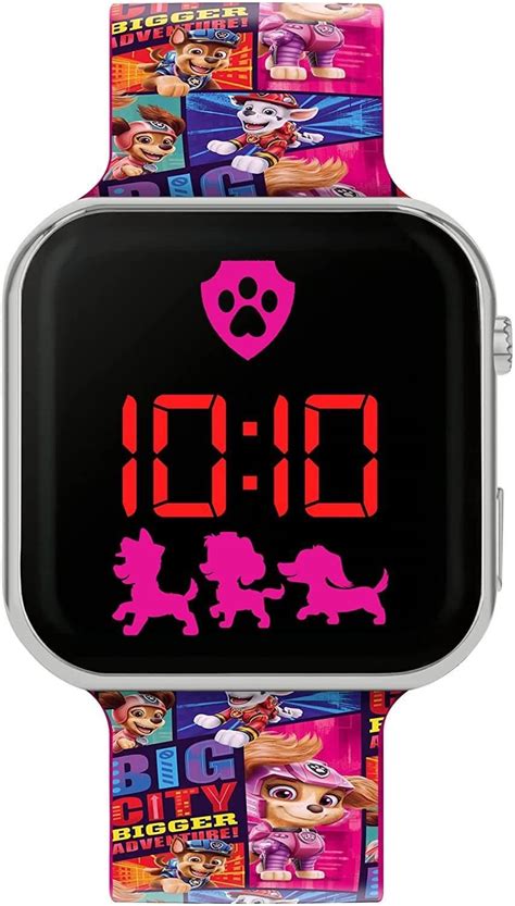 Buy PAW Patrol LED Watch - Pink at BargainMax | Free Delivery over £19. ...