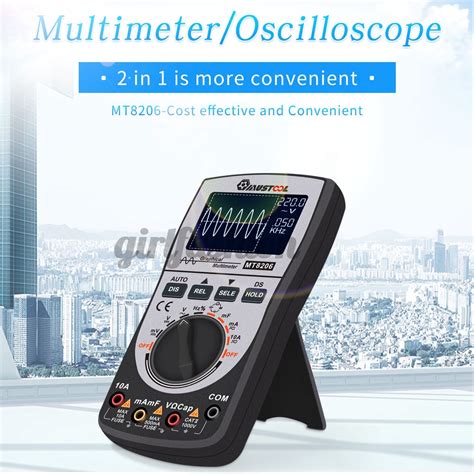 Upgraded MUSTOOL MT8206 2 In 1 Intelligent Digital Oscilloscope