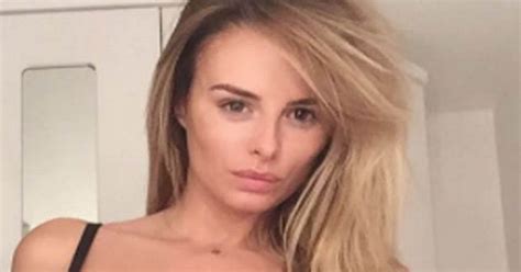 Hotter Than Page Rhian Sugden Strips Down To Sheer Lingerie And Suspenders Daily Star