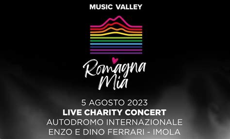 Romagna Mia Concerto Benefico 5 Agosto 2023 Ad Imola Laura Pausini Ci