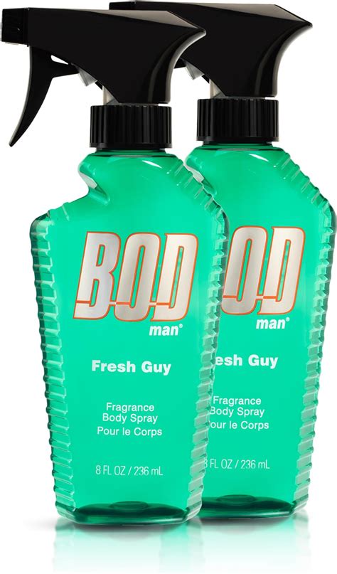 Bod Man Fragrance Body Spray Fresh Guy 8 Fl Oz Pack Of 2