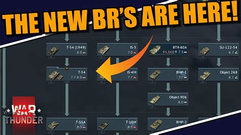 War Thunder Br Changes Are Here Changes To Track Friction Addition