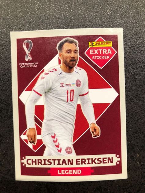 PANINI WM 2022 CHRISTIAN ERIKSEN Extra Sticker Kaufen Auf Ricardo