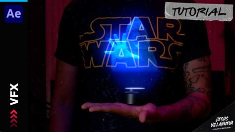 Cómo hacer un HOLOGRAMA de STAR WARS Tutorial After Effects