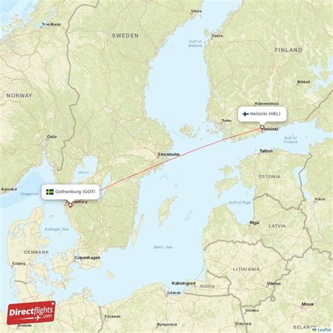 Direct Flights From Helsinki To Gothenburg Hel To Got Non Stop