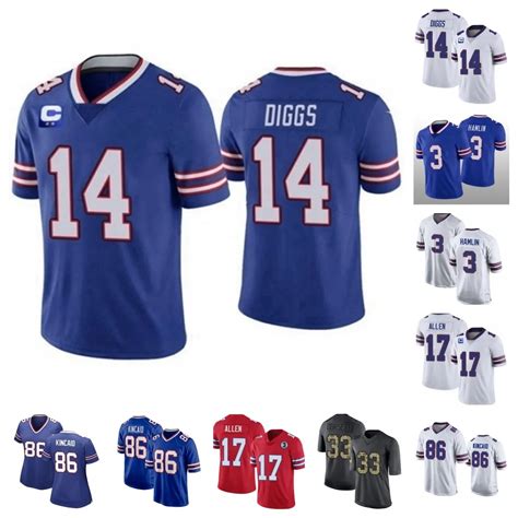 Josh Allen Buffalos Stefon Diggs Football Jersey Von Miller