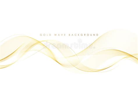 Flowing Gold Silk Or Satin Stock Vector Illustration Of Material