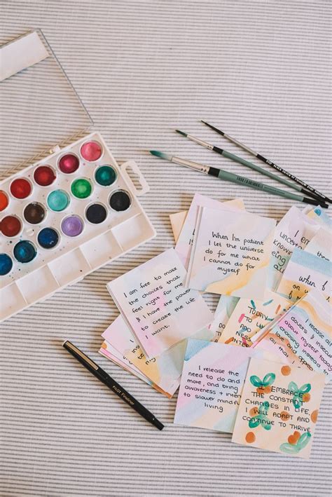 Diy Affirmation Cards Artofit