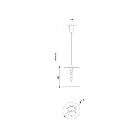 Lámpara de techo colgante Jarras 30cm mediano Mantra