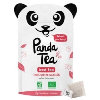 Infusion Glac E Iced Tea Fruits Rouges Bio X Sachets Panda Tea