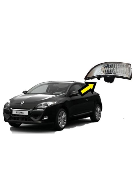 Renault Megane 3 Fluence Latitude Ayna Sinyali Sağ Sürücü Ta