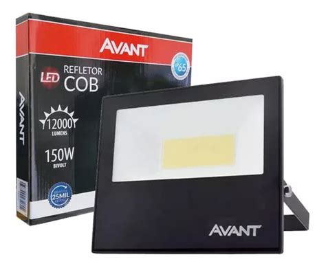 Reflector LED Ecob 6400k Bivolt Ip65 De 150 W Color De Carcasa Avant