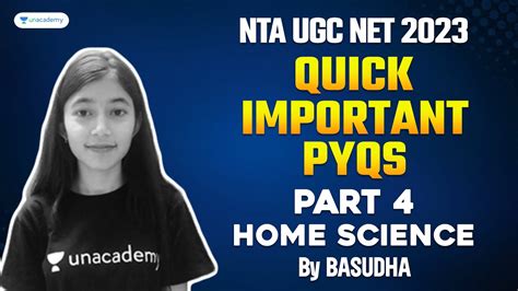 Quick Important Pyqs On Home Science Nta Ugc Net Basudha