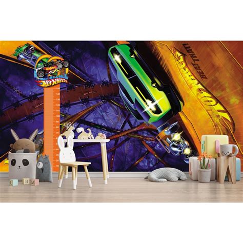 Papel De Parede Hot Wheels 3 Shopee Brasil