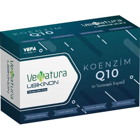 Venatura Koenzim Q10 Ubikinon 30 Yumuşak Kapsül n11