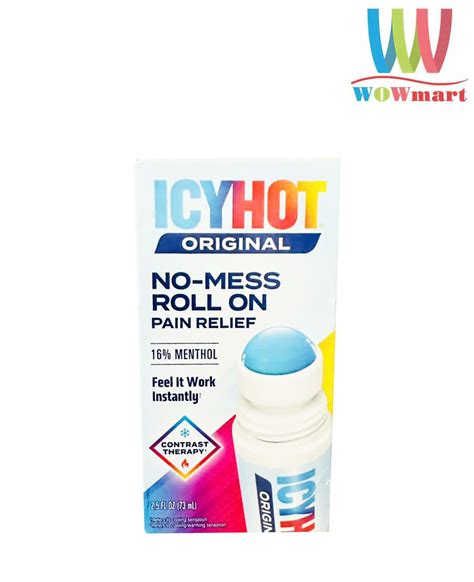 D U N Ng D Ng L N Icy Hot Original No Mess Roll On Ml Wowmart Vn H Ng Ngo I Nh P