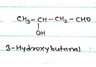 3-Hydroxy butanal | PDF