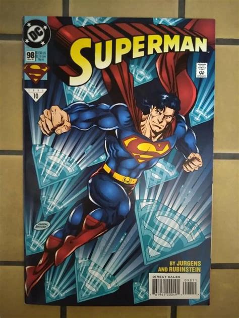 Superman 98 Dan Jurgens Cover Art Dc Comic Hobbies And Toys