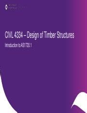 Design of Timber Structures: Introduction to AS1720.1 for | Course Hero