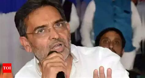 Kushwaha Jd U Shows Rebellious Upendra Kushwaha The Door Patna News Times Of India