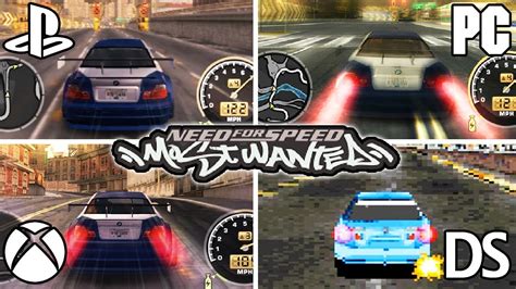 Need For Speed Most Wanted Ps2 Xbox Pc 360 Psp Ds Gba Gc