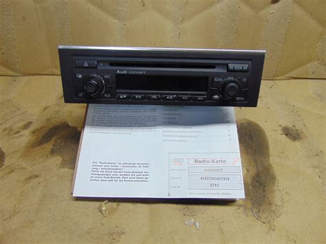 Radio Cd Concert Audi A B B E Kod Bdb Radio