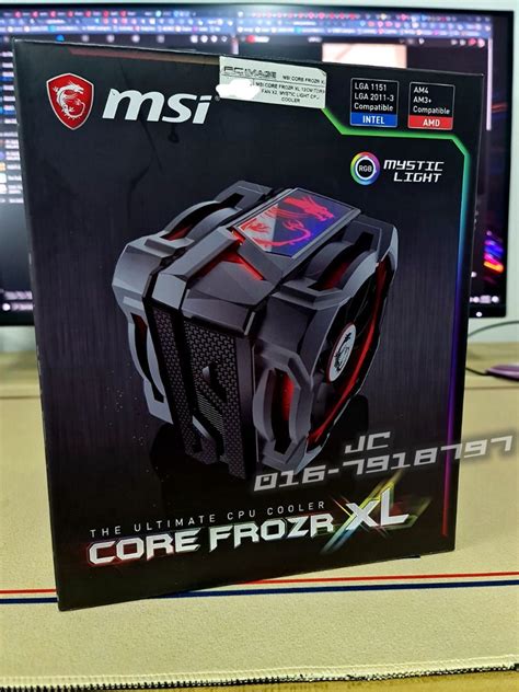 Offer Msi Core Frozr Xl Ultimate High Performance Cpu Air Cooler New