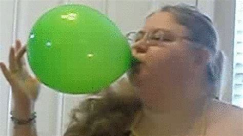 Bbw Balloons Where Big Gals Play Nurse Vicki Plays With Huge Balloons Popping Them With Her