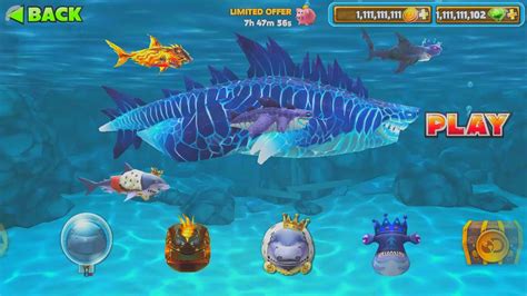 Tải game Hungry Shark Evolution Mod APK 8 8 6 Menu Bất Tử Tiền