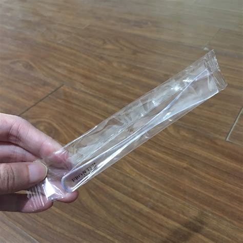 Cm Disposable Ice Cream Scoop Spatula Transparent Coffee Stirrer