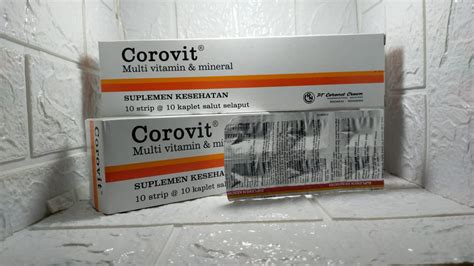 Corovit 100tablet Multivitamin PerBOX Lazada Indonesia