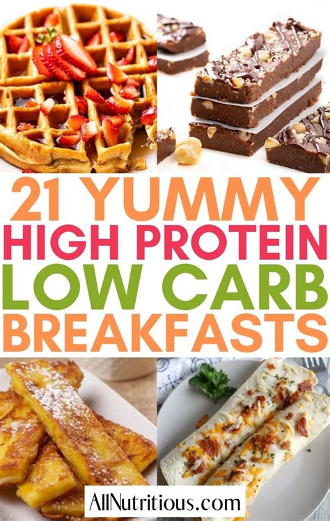 21 High Protein Low Carb Breakfast Recipes - All Nutritious