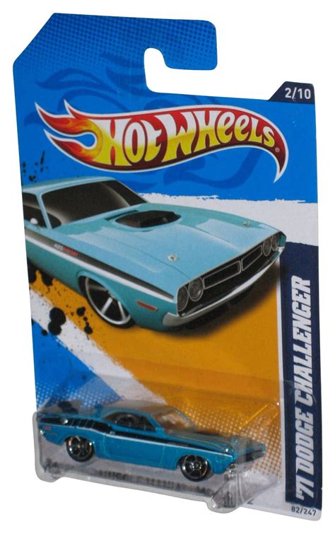 Hot Wheels Muscle Mania Mopar Blue Dodge Challenger Car